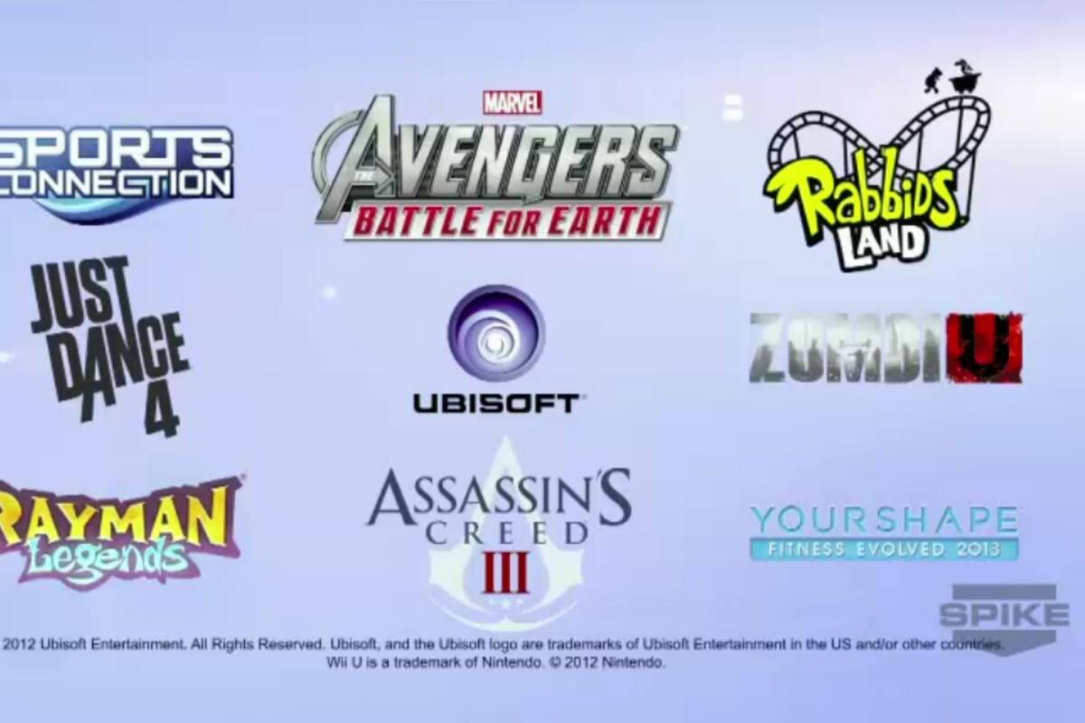 Juegos de Ubisoft para Wii U