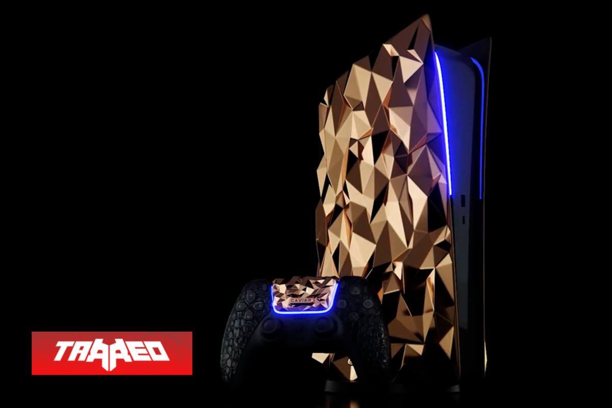 PS5 con 4.5 kilos de oro vale $500.000 dólares
