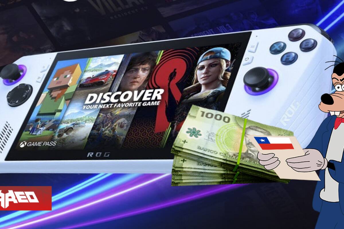 La consola portátil Asus ROG Ally llega a Chile a un precio que puede alcanzar el millón de pesos