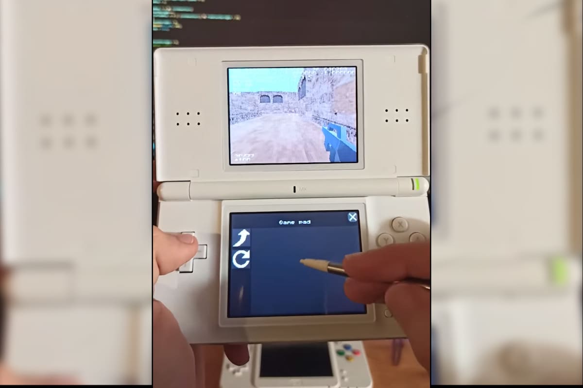 ¡Impresionante! Fan logró crear un port de Counter-Strike para Nintendo DS