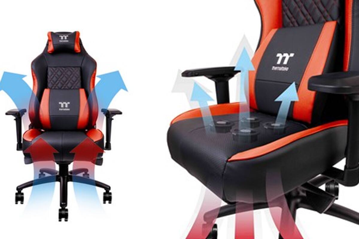 Thermaltake pondrá a la venta la primera silla gamer con ventilador del mundo