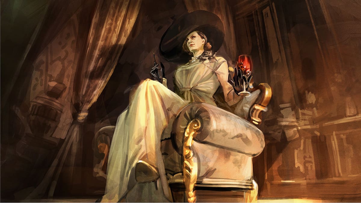Lady Dimitrescu Resident Evil Capcom exhibición