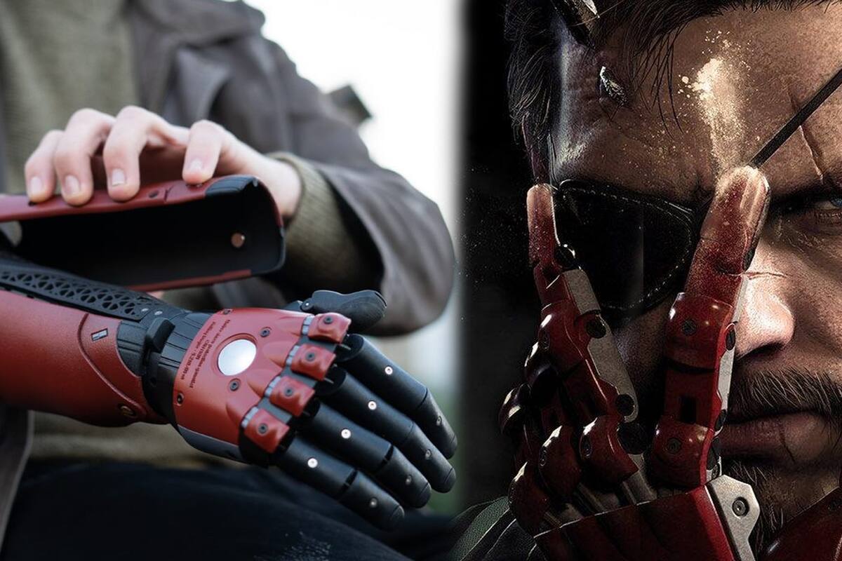 Artista obtiene una prótesis inspirada en el brazo de Venom Snake de MGS V