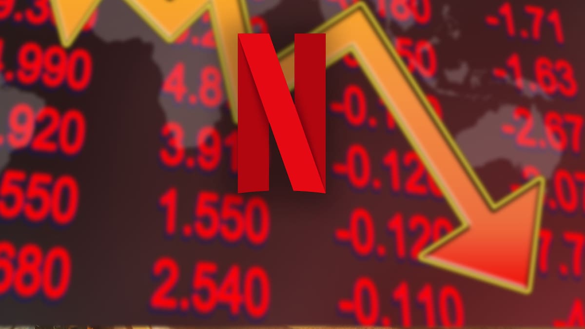 Las acciones del servicio de streaming se desplomaron tras la noticia