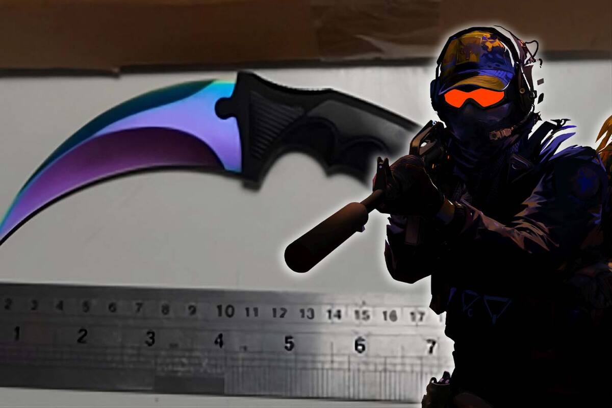Joven de 18 años compra un cuchillo real de Counter-Strike y se mete en problemas con la ley
