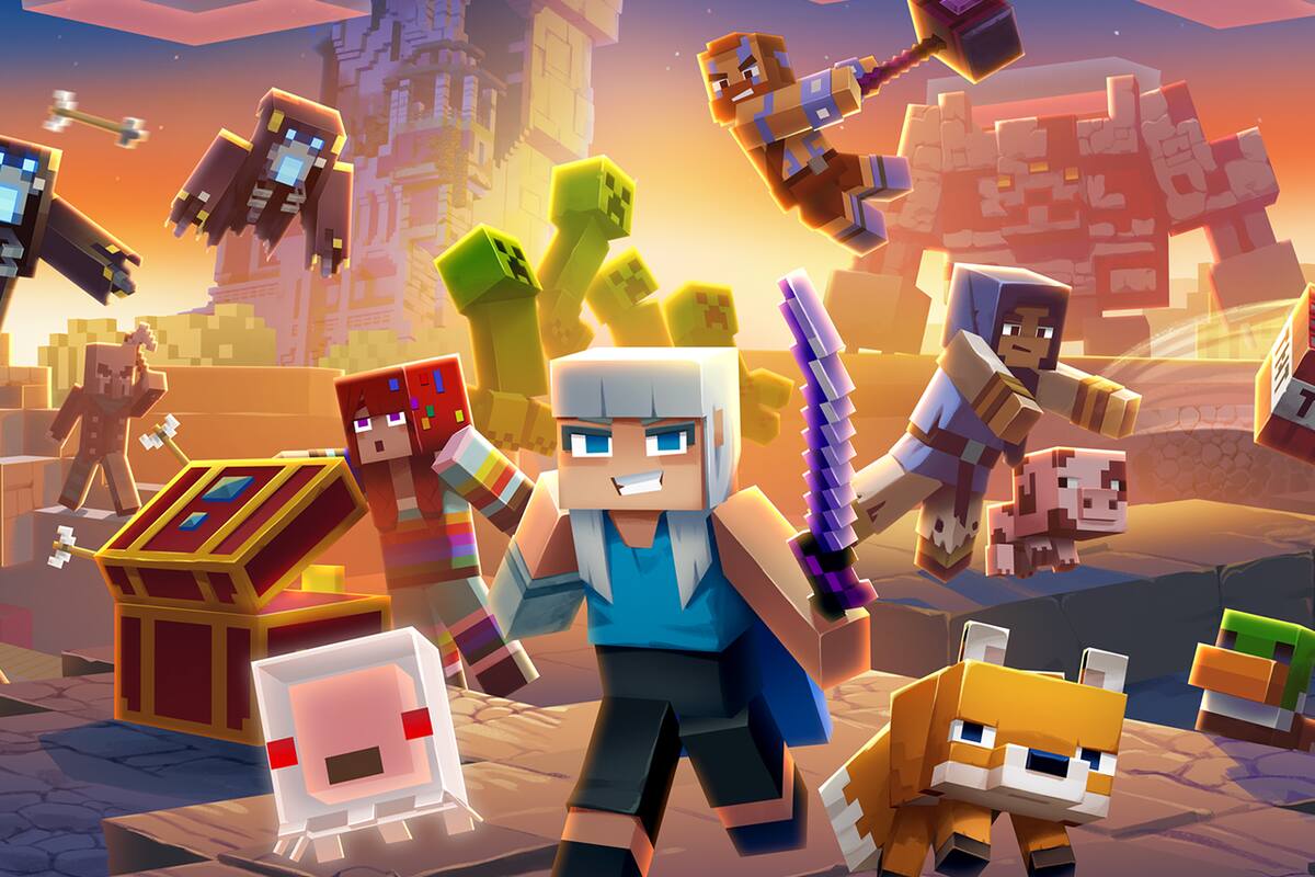 Minecraft Dungeons tendrá nuevas recompensas y un modo con un reto increíble