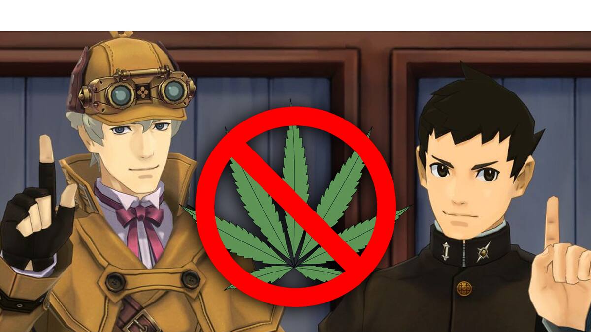 Las drogas no son buenas y los personajes de Ace Attorney te lo recuerdan
