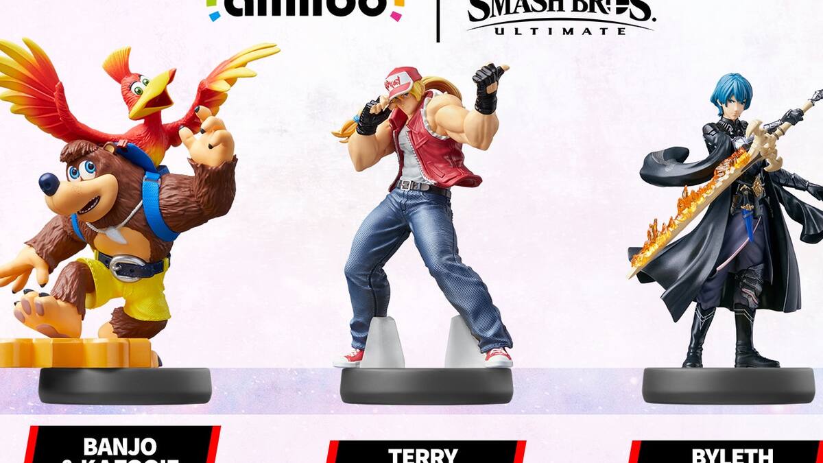 Las figuras de Banjo y Kazooie, Terry Bogard y Byleth debutarían un año después de su anuncio