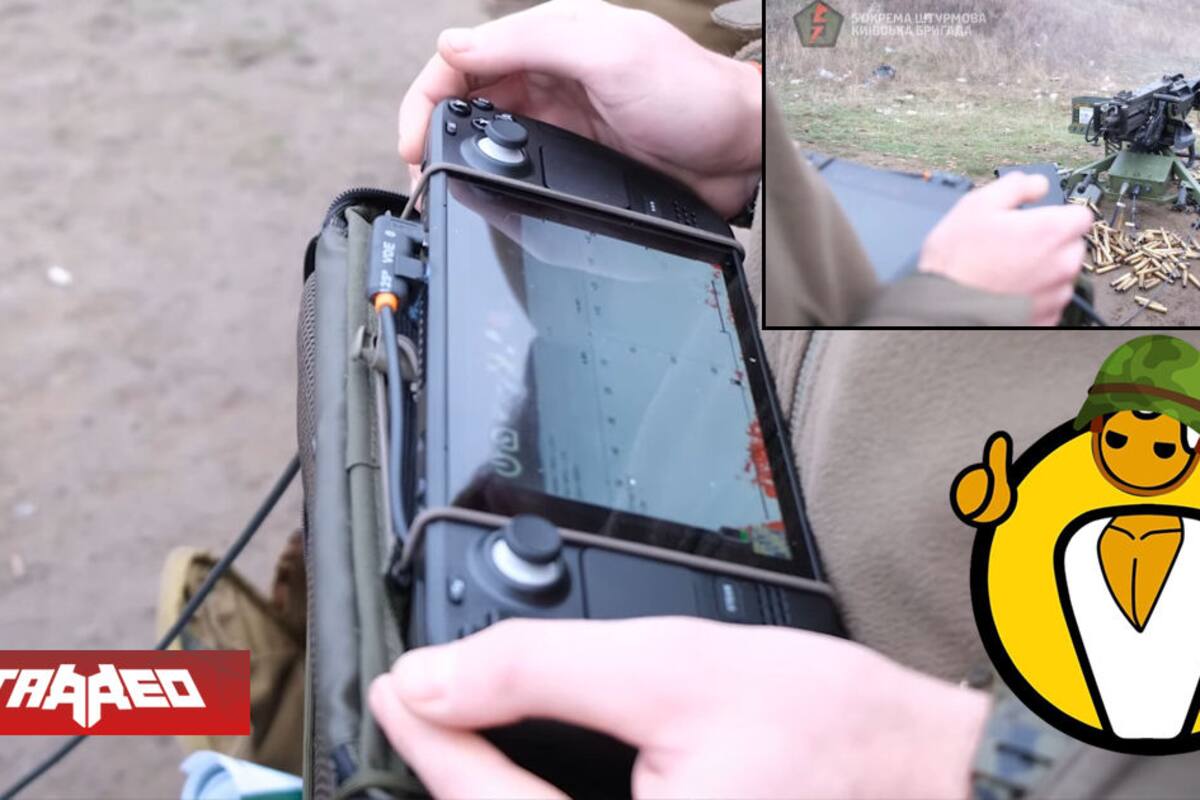 Soldados de Ucrania usan la Steam Deck para operar torretas automáticas a distancia para proteger sus cuerpos del fuego enemigo