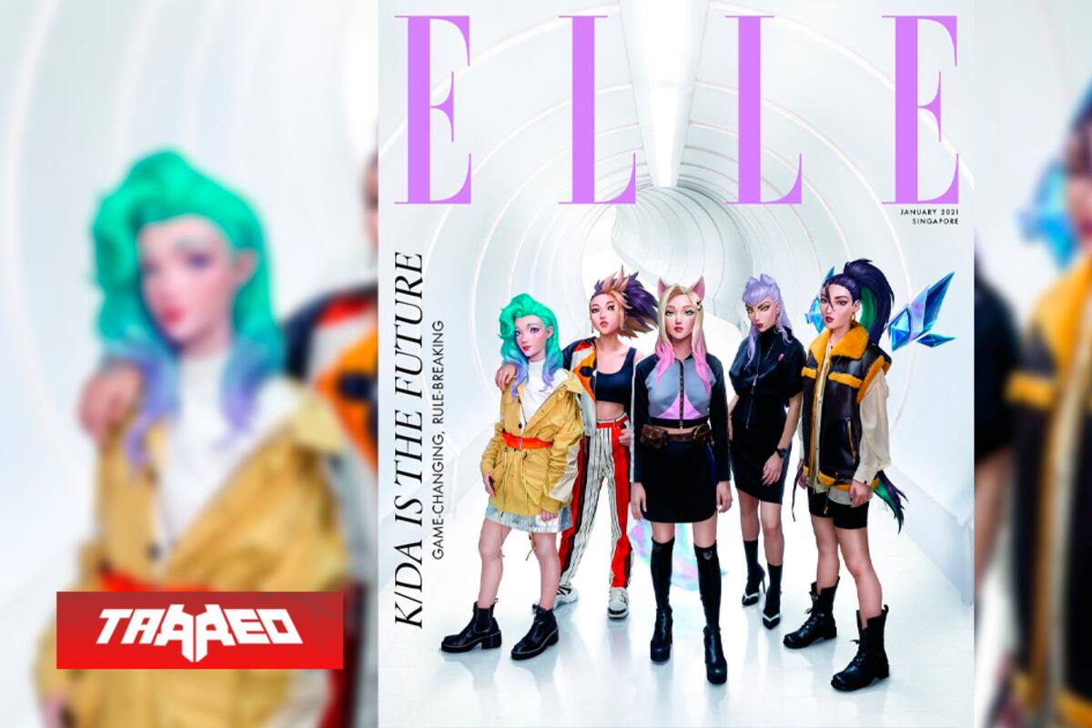 League of Legends: Grupo K-POP K/DA sale en portada de revista ELLE Singapur