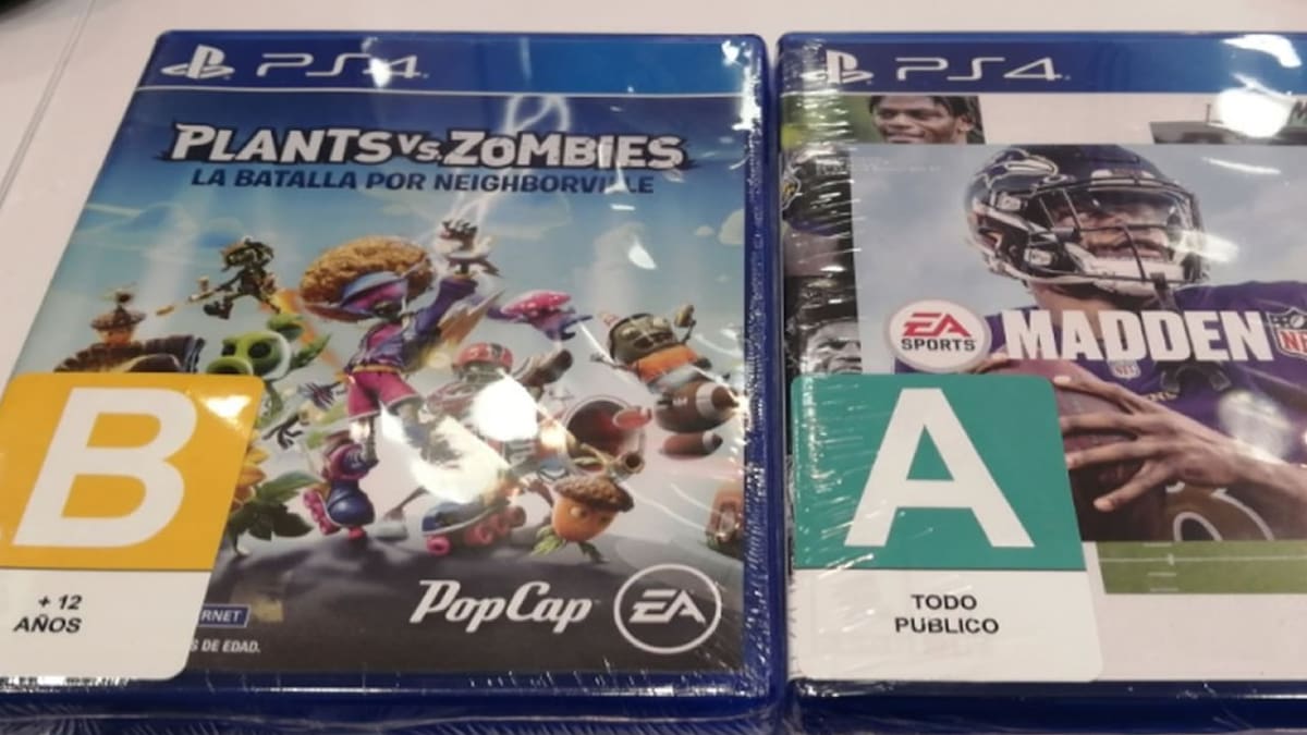 Las primeras imágenes muestran etiquetas pegadas en la caja y algunas impresas en la portada,