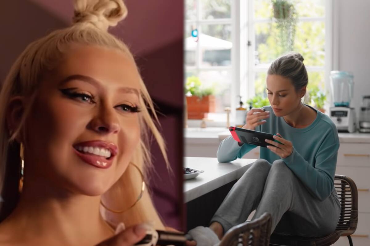 Christina Aguilera y Brie Larson se alían con Nintendo para promocionar el Switch