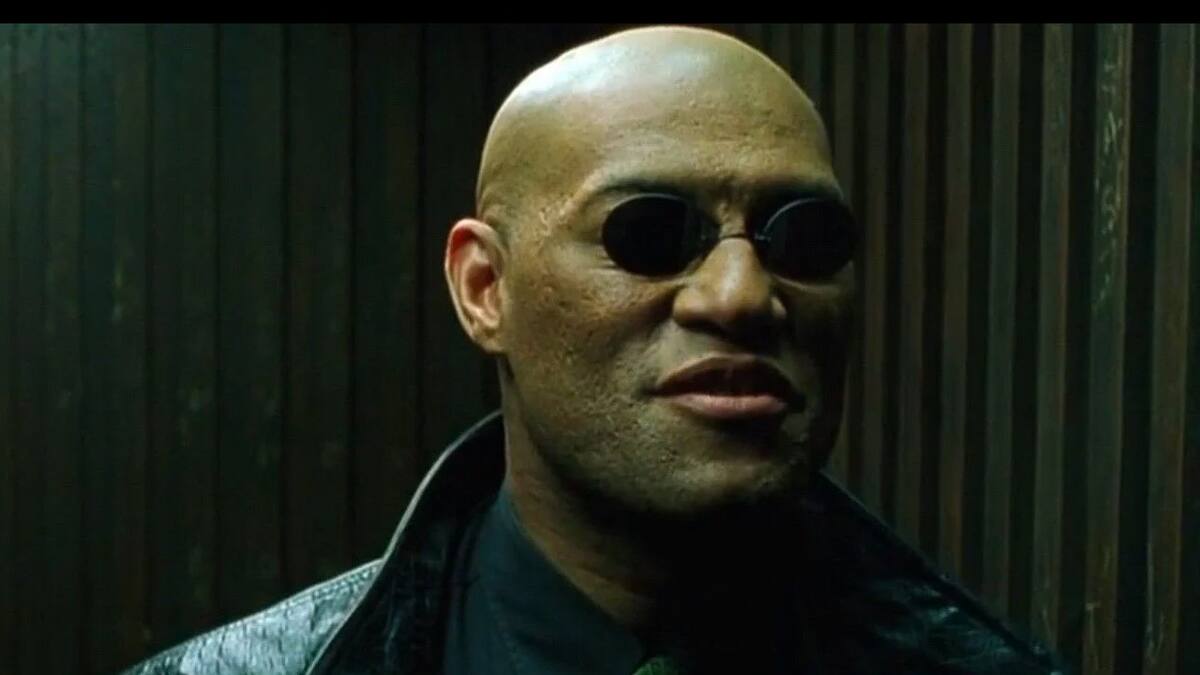 Laurence Fishburne interpretó al personaje en la trilogía original