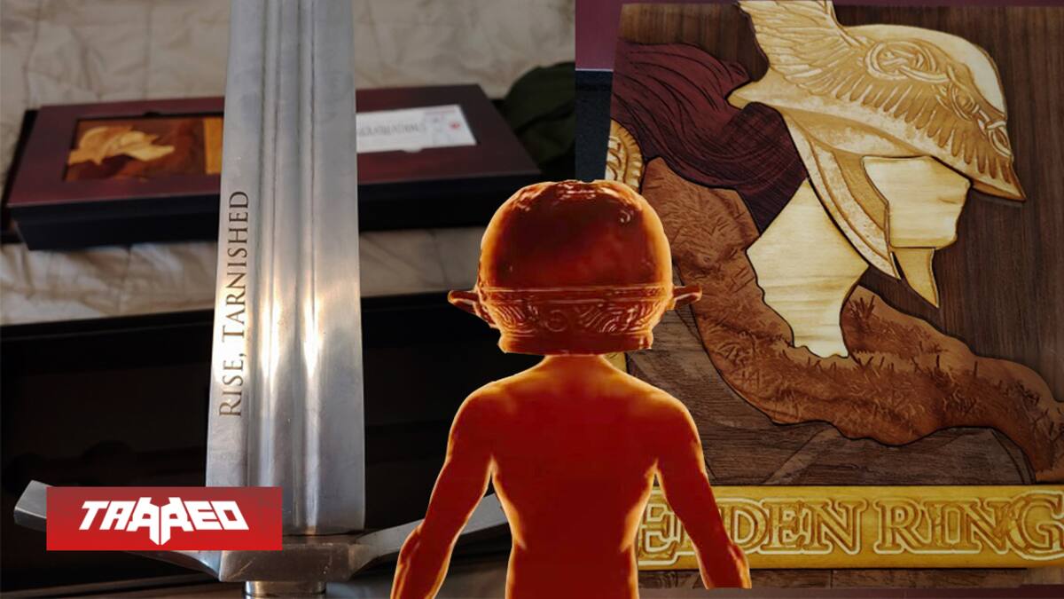 Le regalaron una espada, un mapa y una ilustración de su personaje