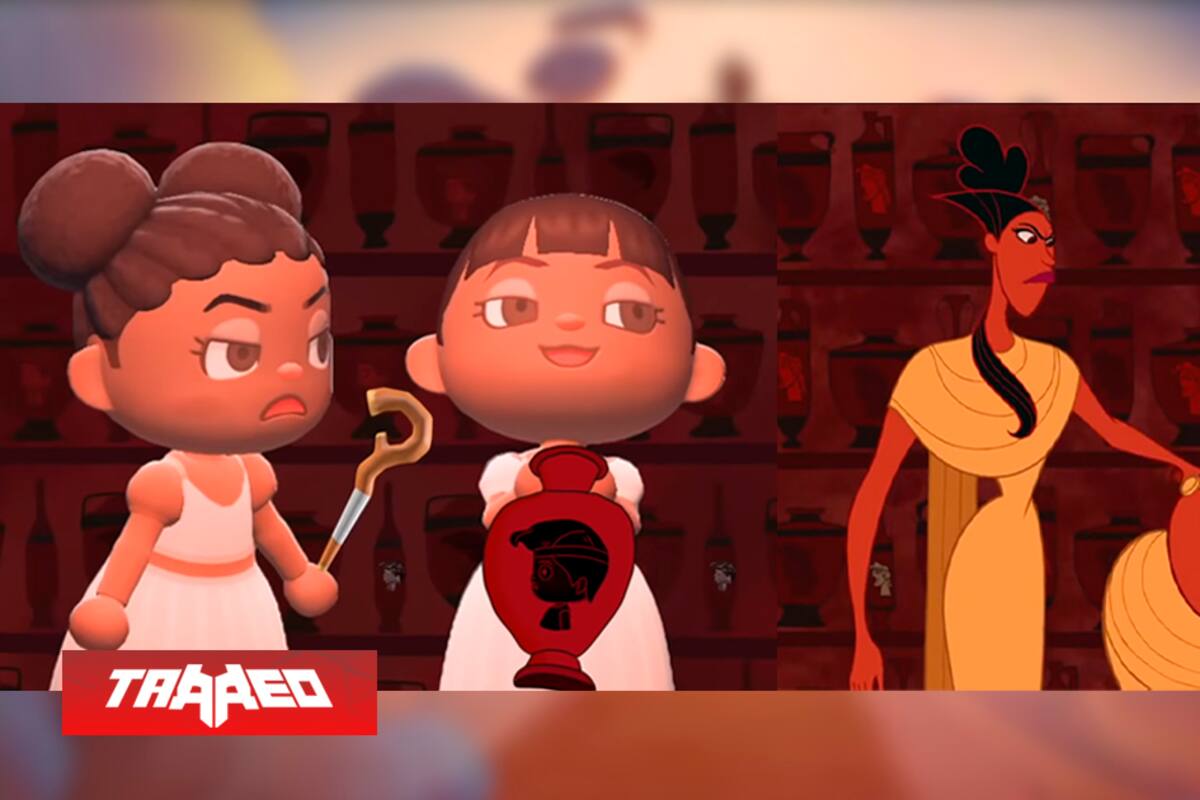 Recrean escena de canción de Hércules en Animal Crossing y es espectacular