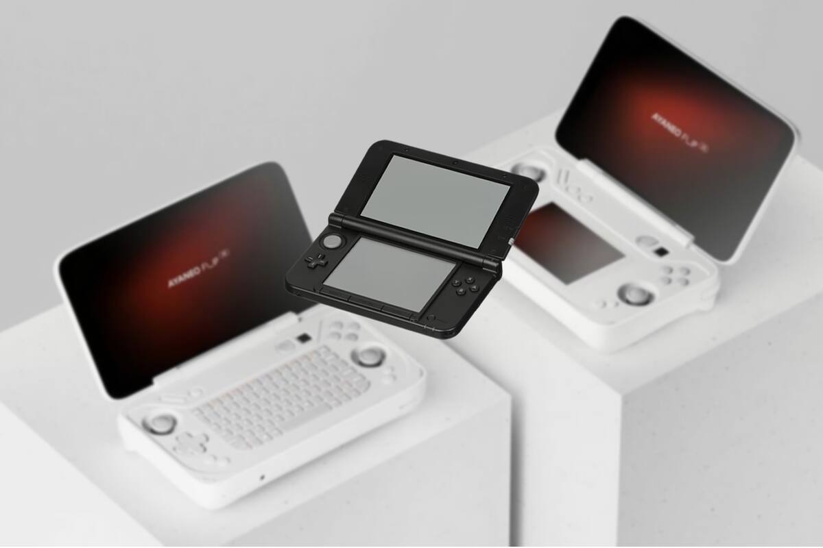 New gaming handheld looks like a 3DS, has Windows and runs PC games at 120 fps