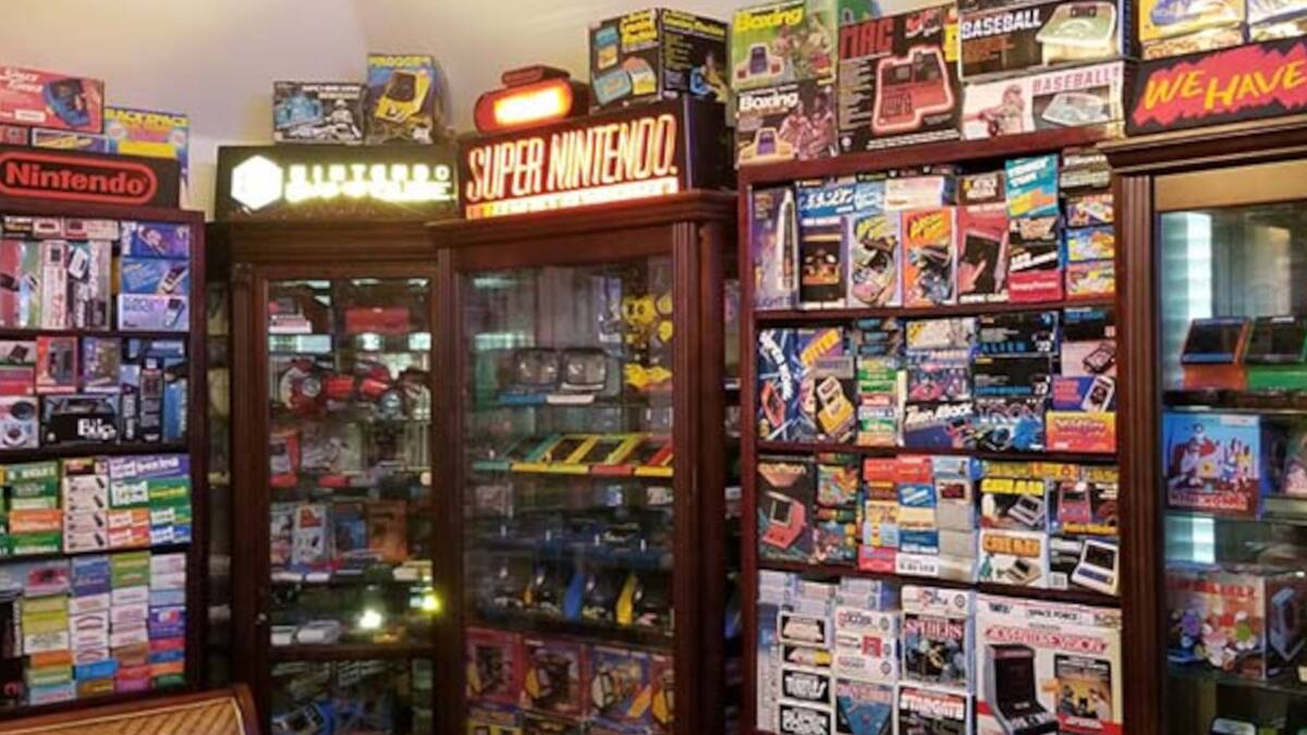 Linda Guillory tiene miles de consolas antiguas funcionales y su colección seguirá creciendo