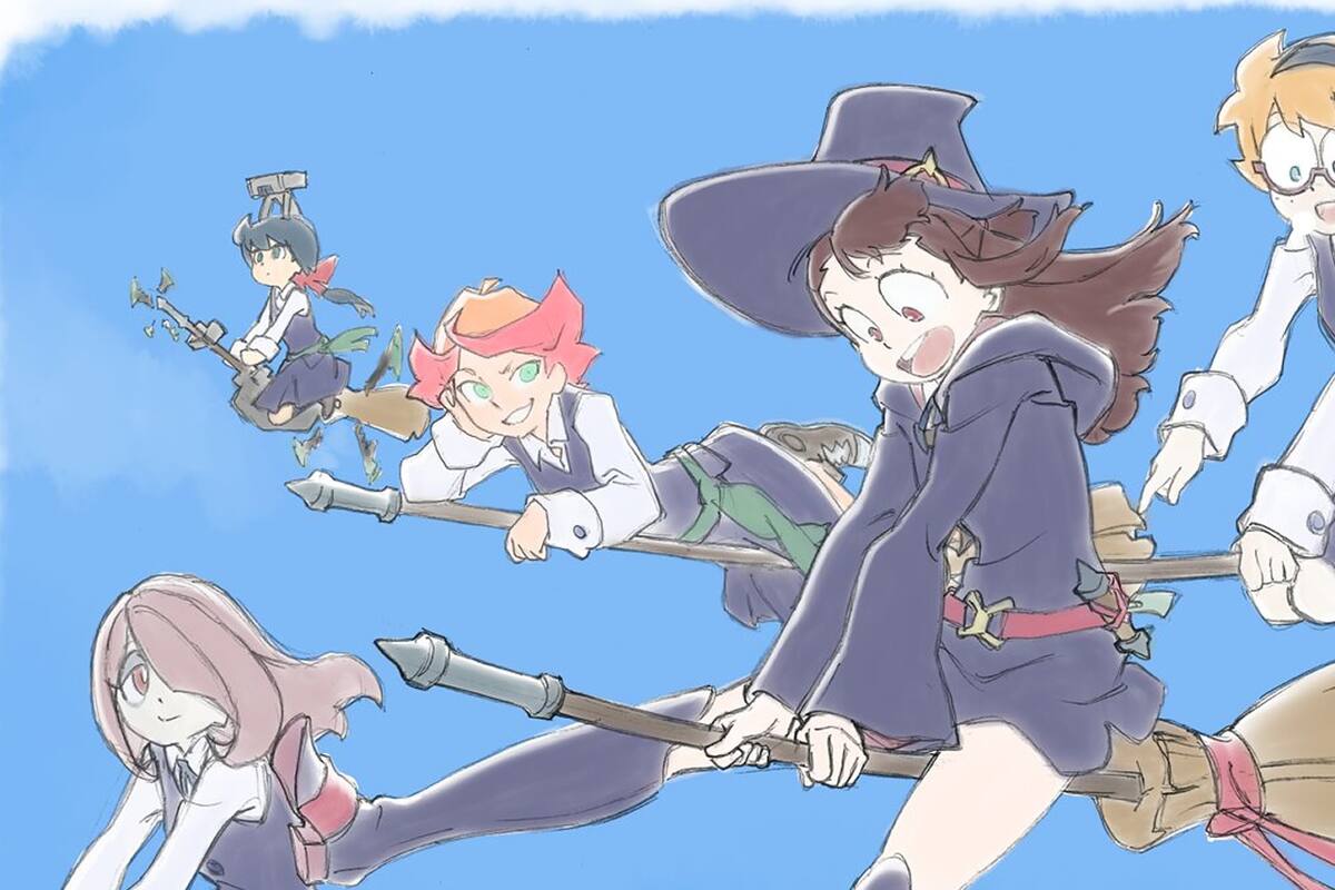 Habrá un juego de carreras VR de Little Witch Academia