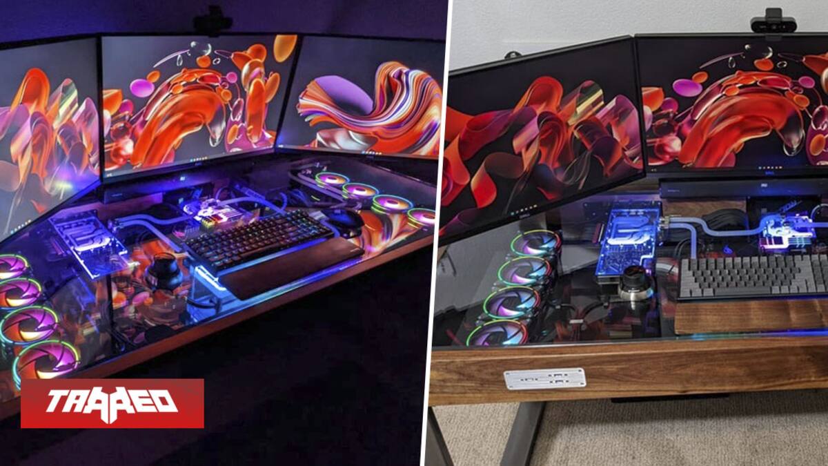 Llevó lo del gabinete con tapas de cristal a un nivel superior