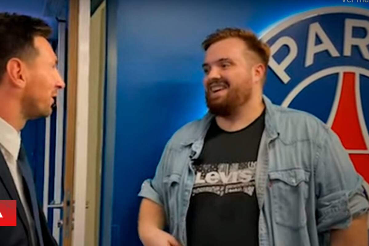 UN DIOS: Ibai se adelanta a la TV y es el primero en entrevistar a Messi en el París Saint-Germain