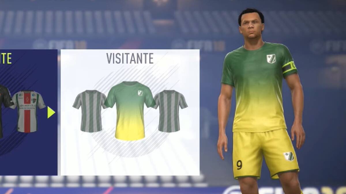 Los albos tienen equipo de reemplazo que viste colores verde y amarillo