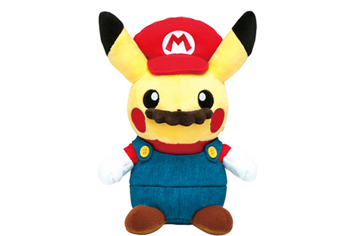 Ésta es la mercancía del crossover entre Mario y Pikachu