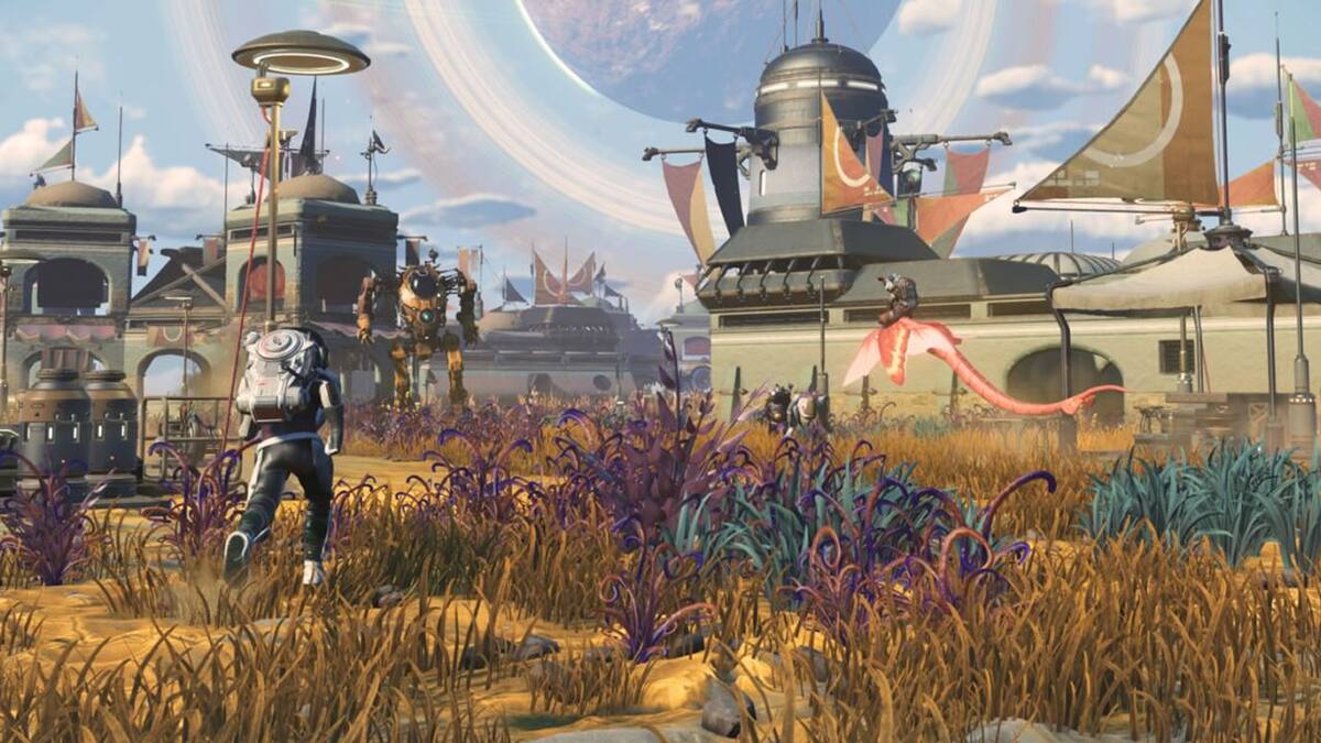 Los asentamientos planetarios son una realidad y hay interacción con NPC, así como nuevas misiones