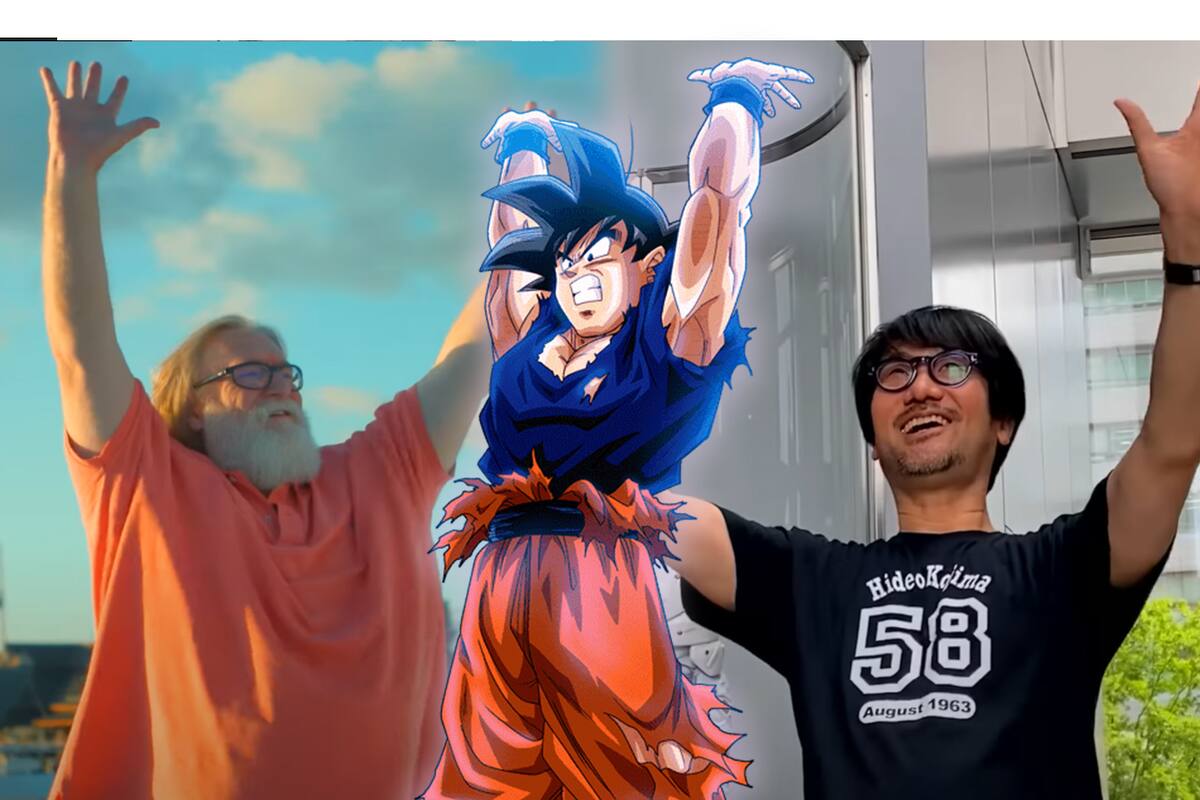 En esta parodia, Goku derrotó a Majin Buu con la ayuda de Hideo Kojima y Gabe Newell