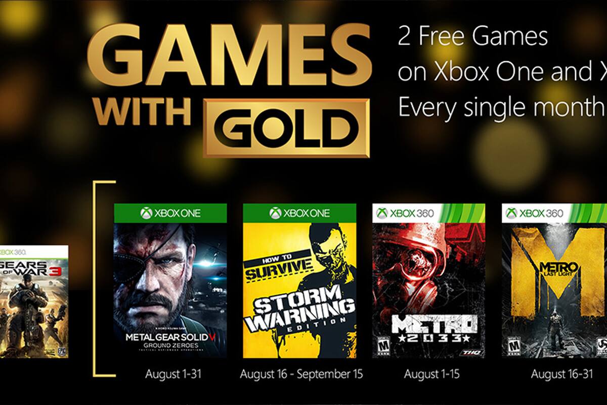 Games with Gold agosto: descarga Metal Gear Solid V: Ground Zeroes gratis