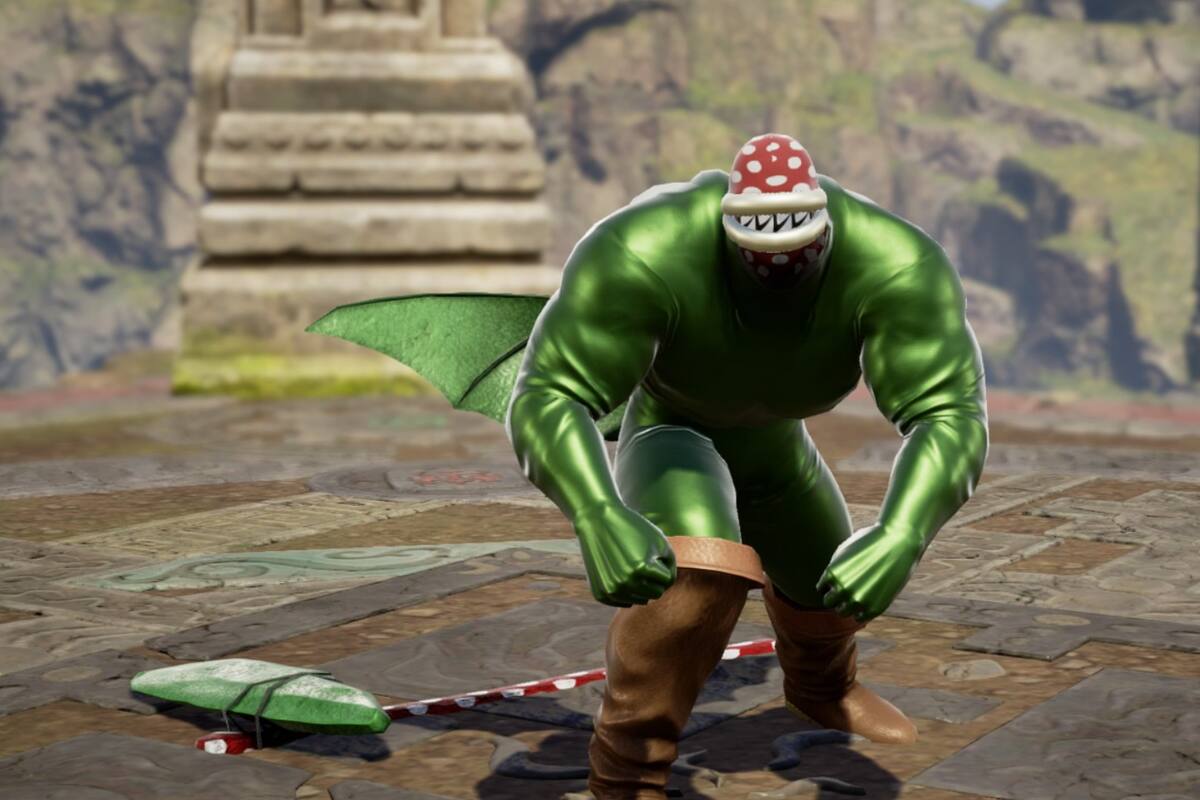 Recrean a la "Planta Piraña" de Super Smash Bros. Ultimate en SoulCalibur VI
