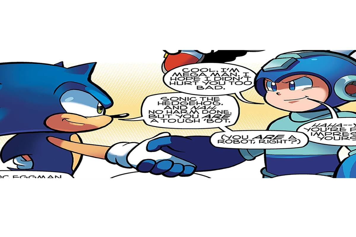 Sonic, Mega Man y Street Fighter juntos en un cómic
