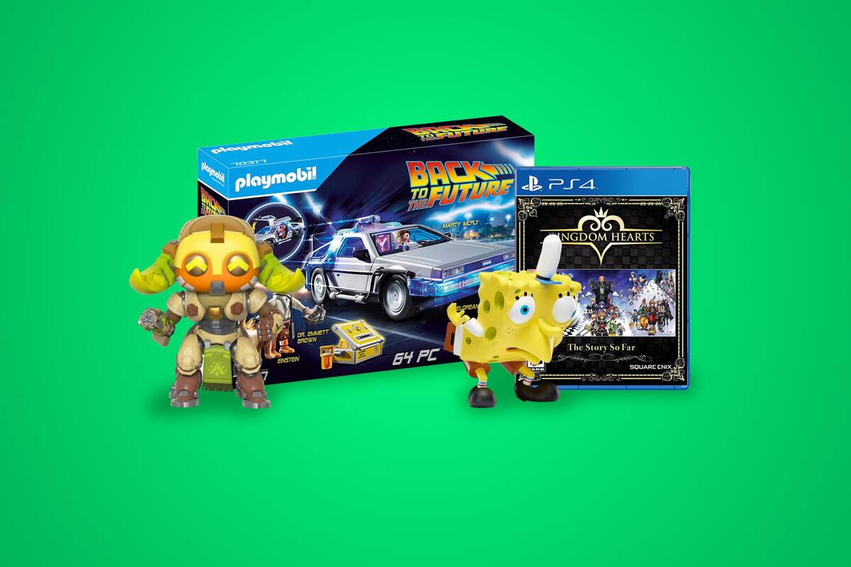 Ofertas de la semana: memes de Bob Esponja, Playmobil de Volver al futuro, figuras McFarlane y más