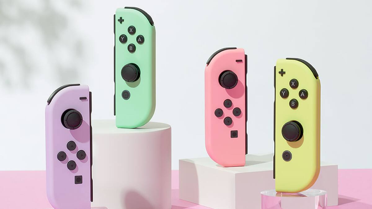 Los nuevos colores para los controles de Switch estarán disponibles a finales de mes