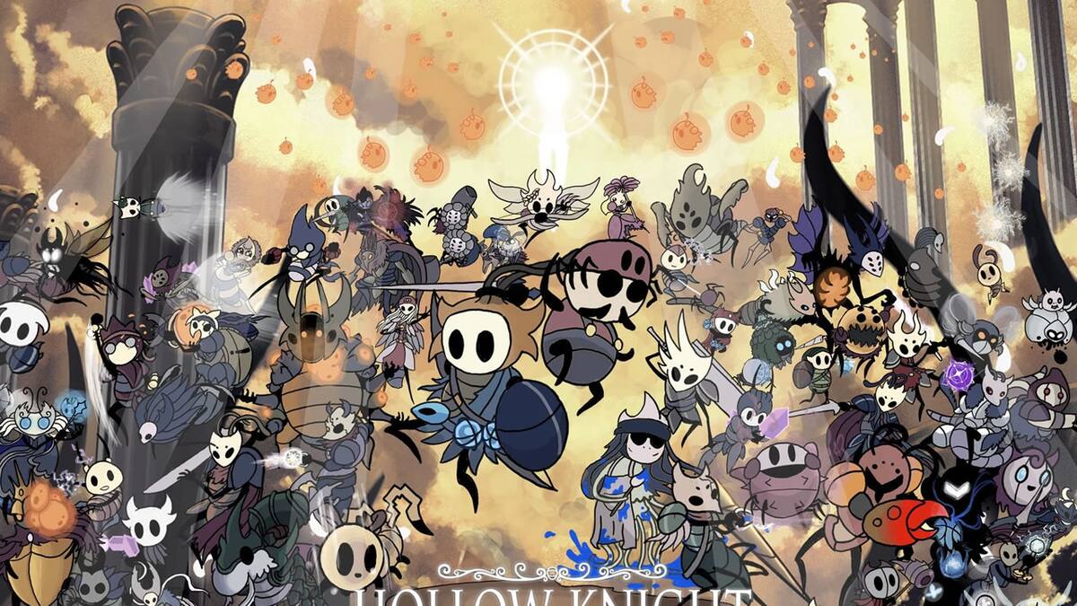 Los peleadores del juego de Switch fueron dibujados como héroes y villanos del Metroidvania de Team Cherry