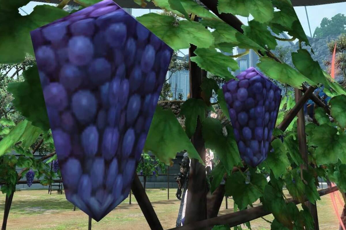 Final Fantasy XIV mejora uvas poligonales y fans tristes despiden al meme