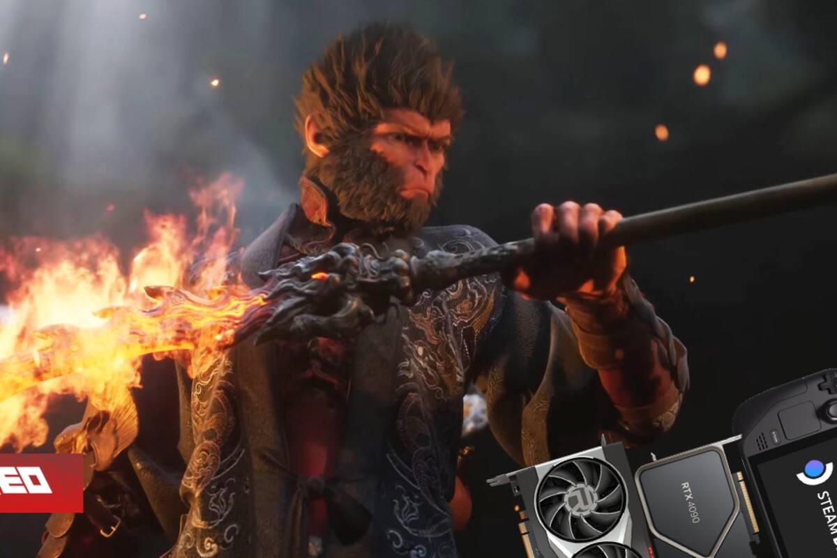 Prueban Black Myth: Wukong con 43 tarjetas gráficas diferentes para ver cuáles lo pueden correr sin problemas; también lo testearon en la Steam Deck y la ASUS ROG Ally