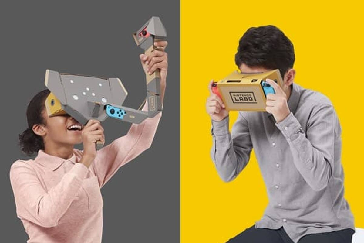 ¡Sorpresa! Nintendo presentó el Labo VR Kit