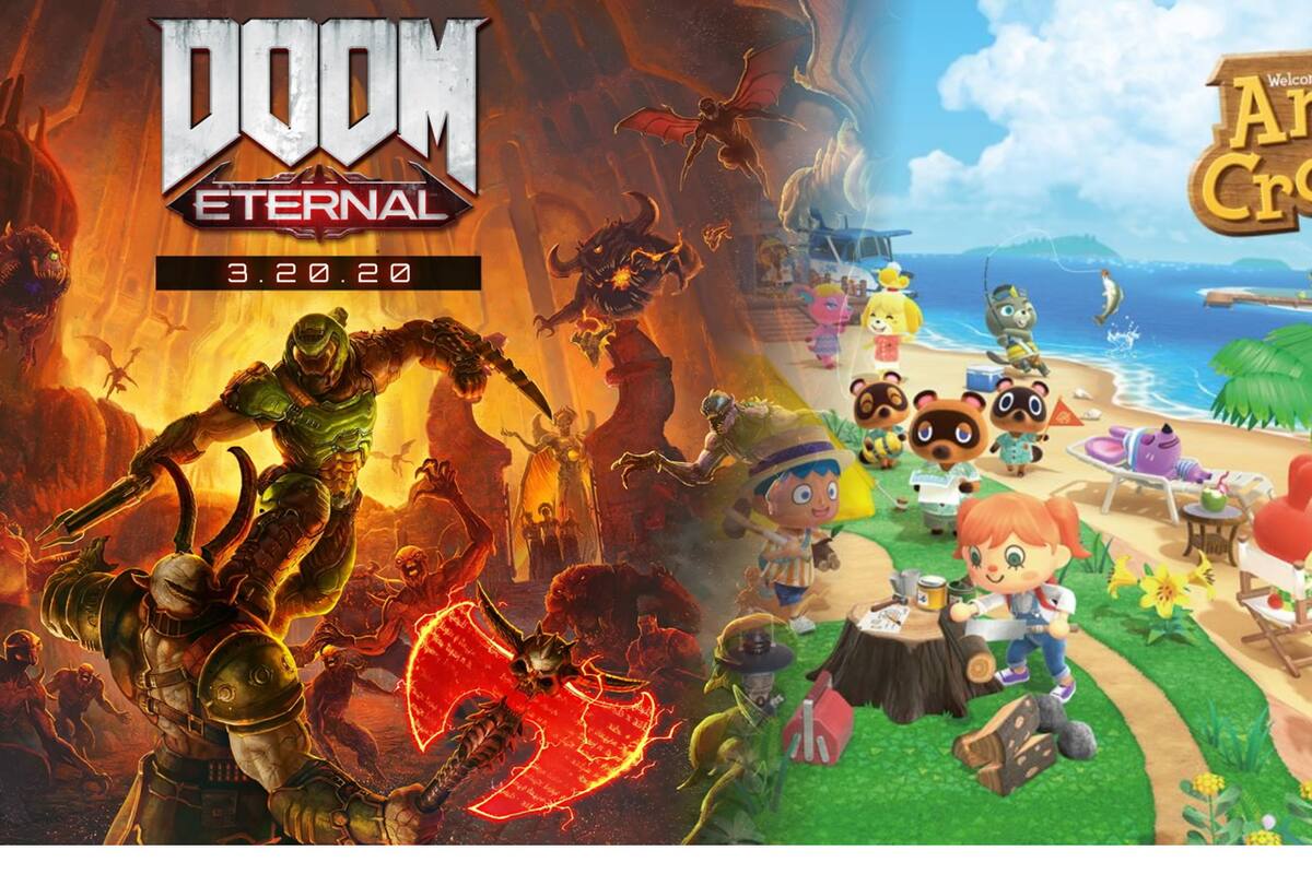 Amarás este crossover de DOOM Eternal y Animal Crossing: New Horizons