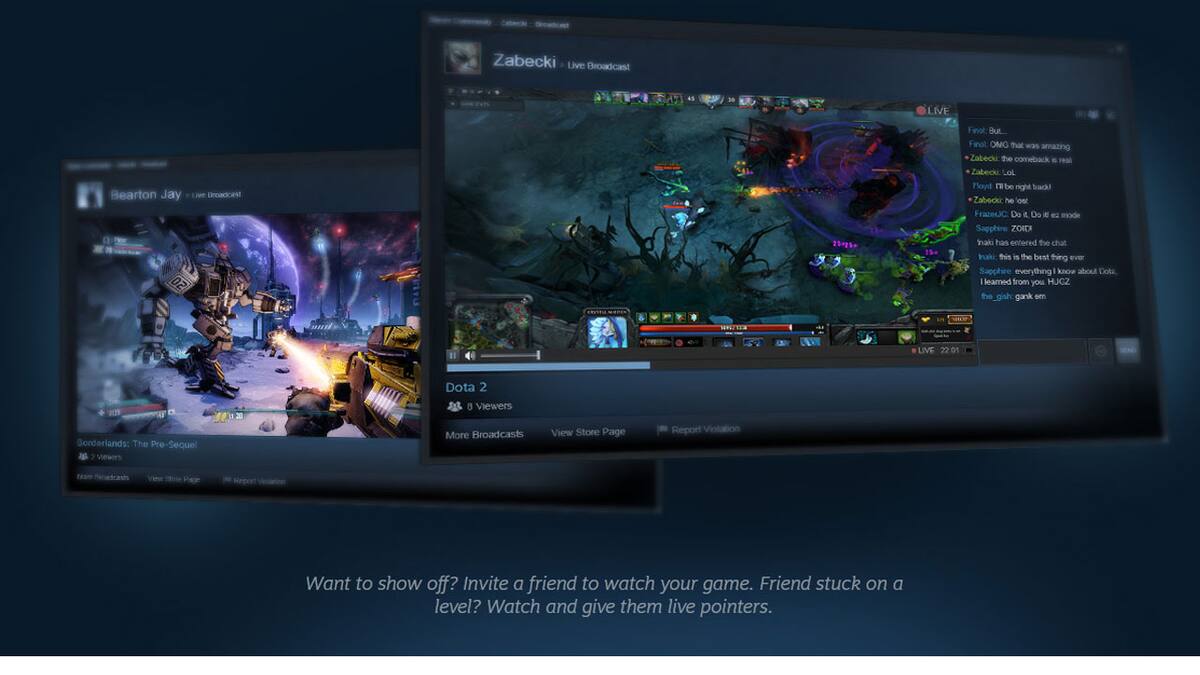 Los usuarios ya pueden transmitir gameplay a amigos