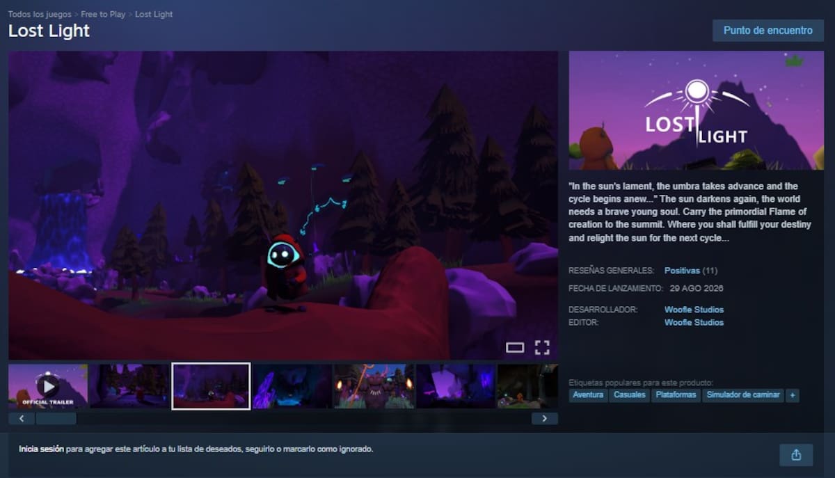 Lost Light Steam