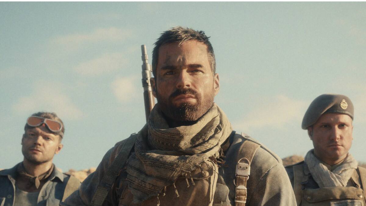 Lucas Riggs está inspirado en Charles Upham, un soldado neozelandés de la vida real