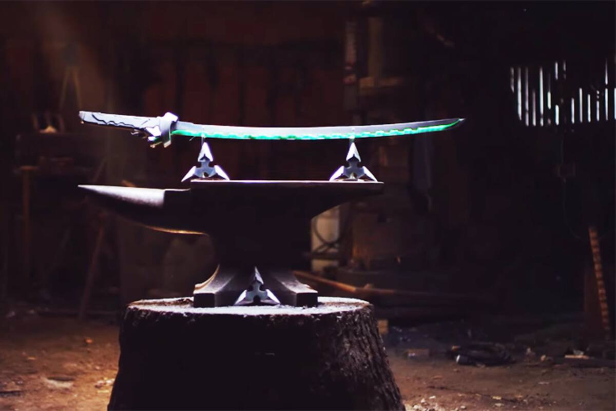 Crean la espada y los shurikens de Genji en la vida real