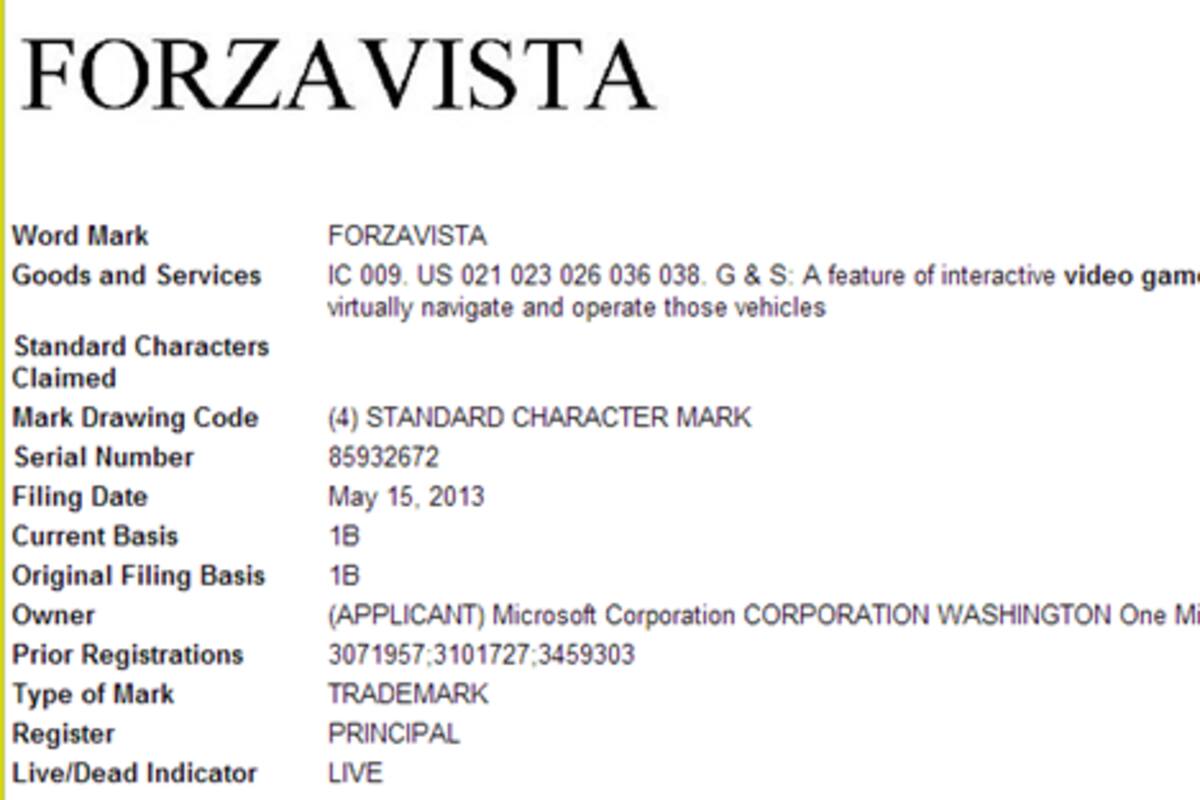 Microsoft registra FORZAVISTA