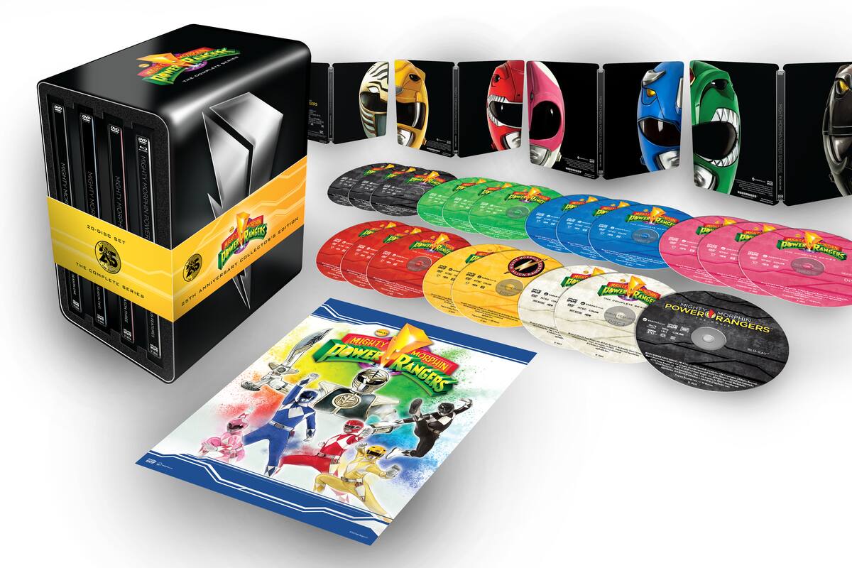Lanzarán nuevo set Blu-ray con toda la primera generación de los Power Rangers