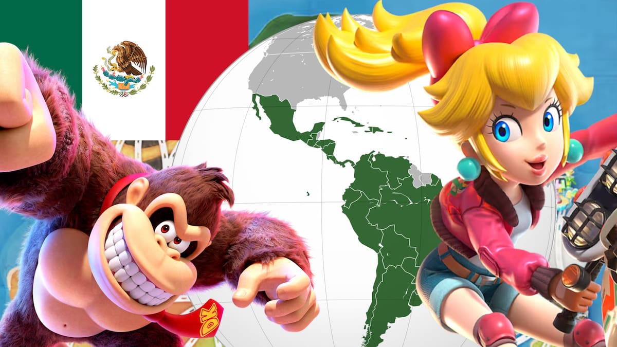 Mario Kart World Donkey Kong Bananza juegos Nintendo Switch 2 localización español latino