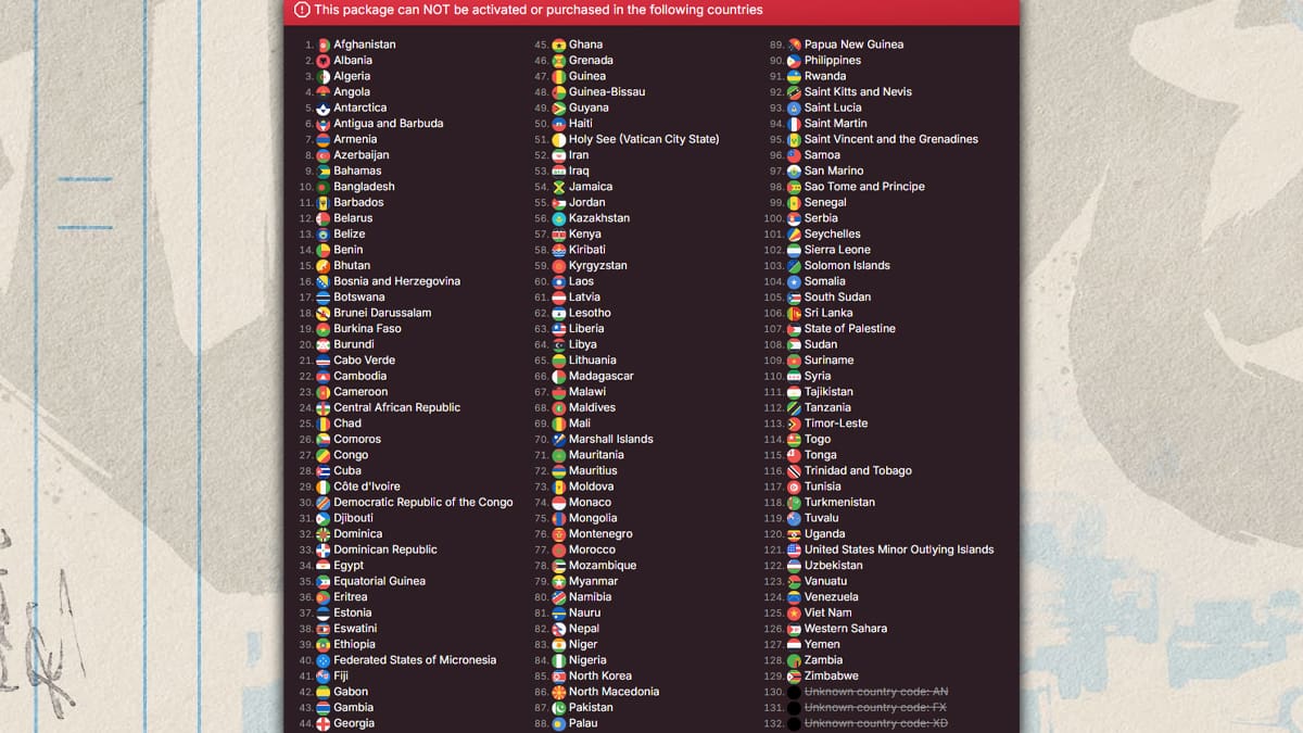 Marvel Tokon juego países no disponible PC