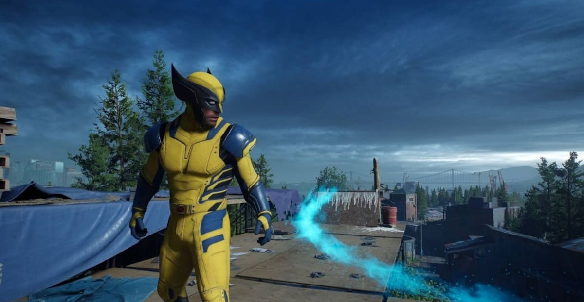 Marvel’s Wolverine rastro azul