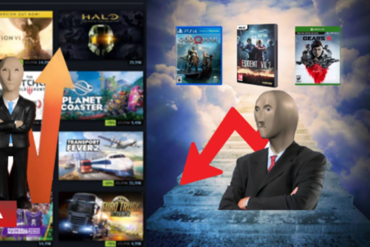 El 94% de los videojuegos vendidos en 2022 fue en formato DIGITA, dejando a los juegos FÍSICOS como un recuerdo del pasado