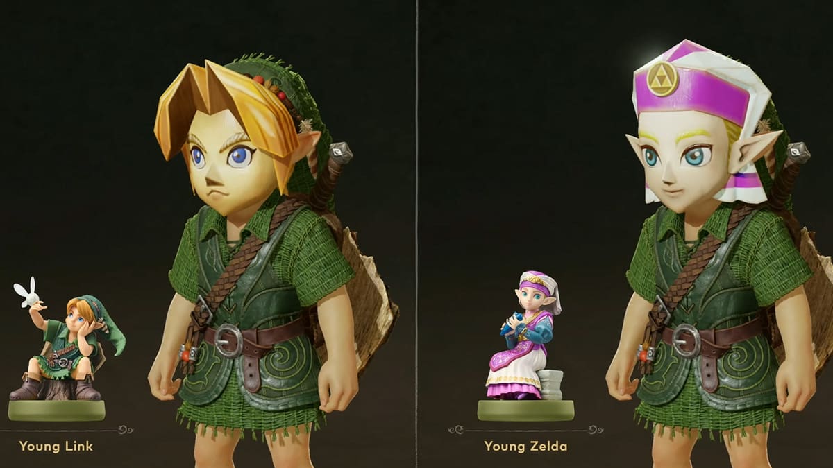 Máscaras amiibos Ocarina of Time