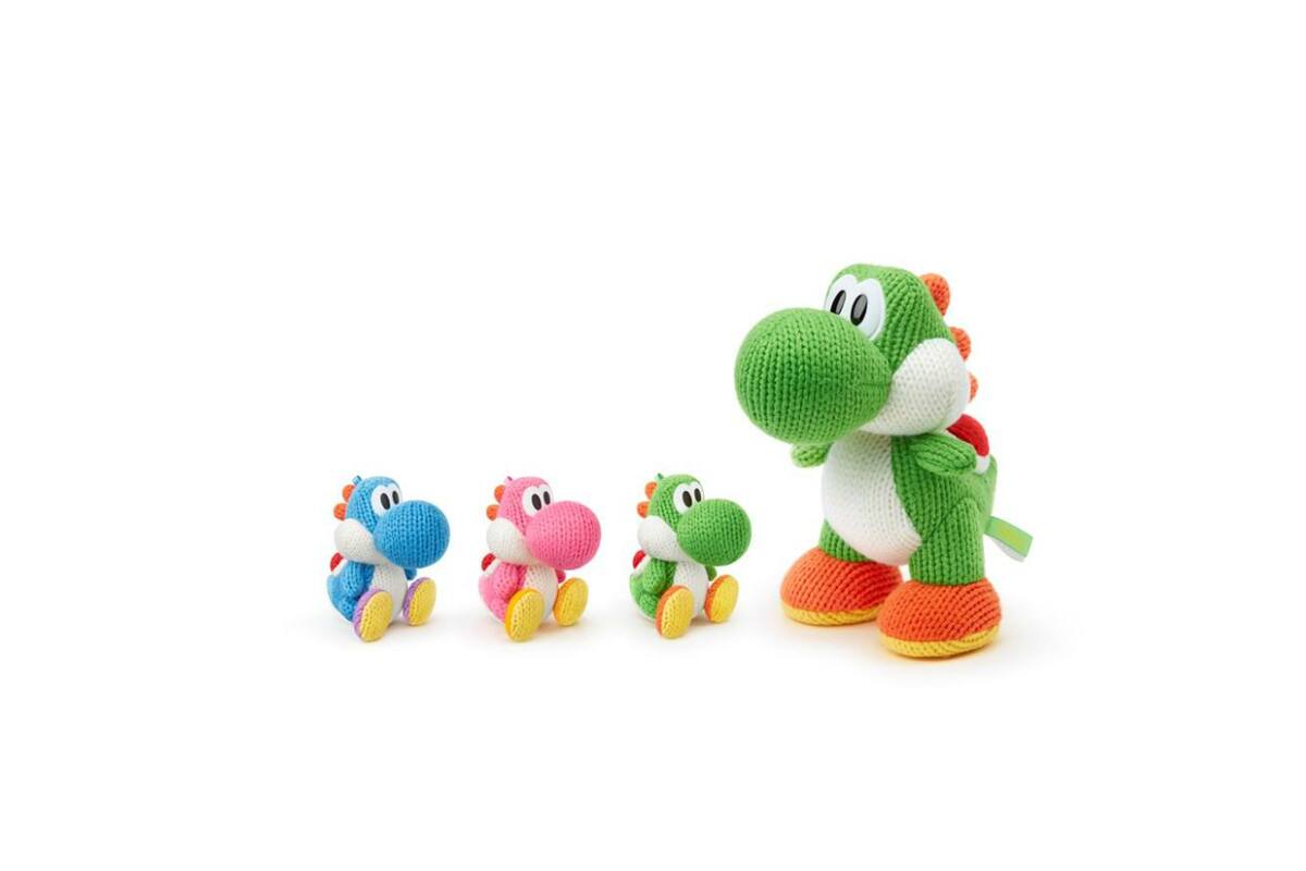 Nintendo muestra un enorme amiibo de Yarn Yoshi